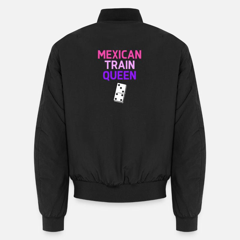 Domino Mexican Train - Unisex Bomber Jacket - black