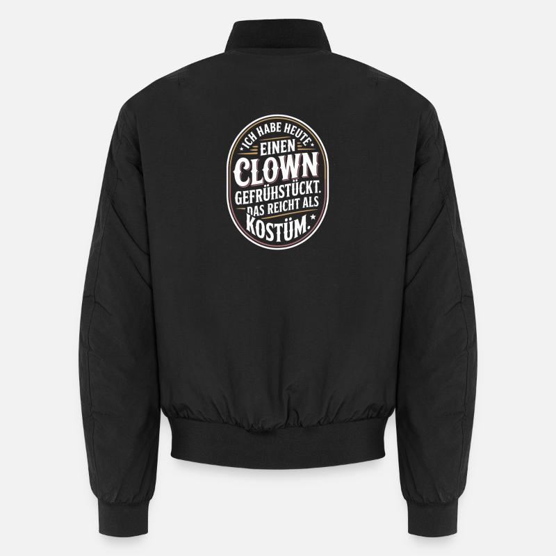 Remplacement du costume de clown du Petit-déjeuner de Clown Carnival Bomber unisexe