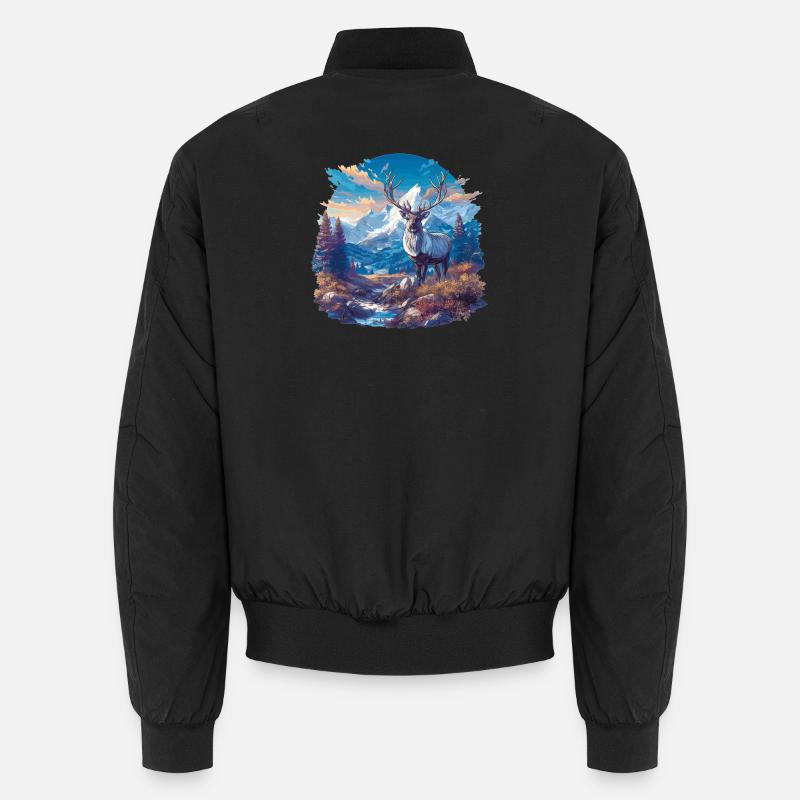 Renne Renne - Bomber unisexe - noir
