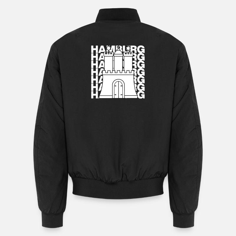 HAMBURG STADTTOR, HANSE, MOIN, HH Unisex Bomberjacke
