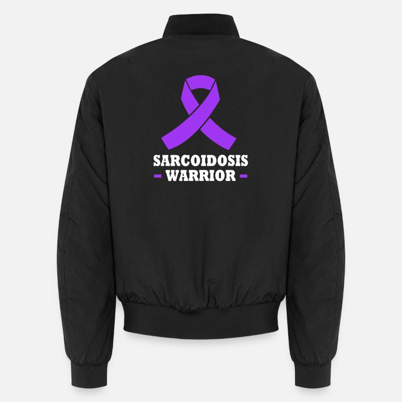 Sarkoidose - Unisex Bomberjacke - Schwarz
