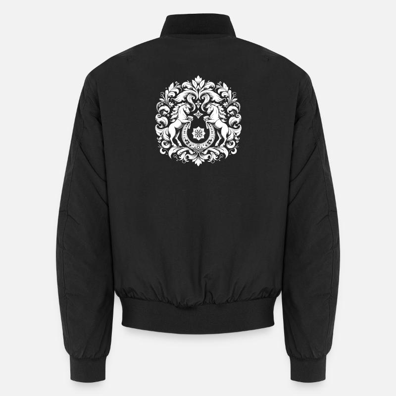 Blason du cheval Bomber unisexe