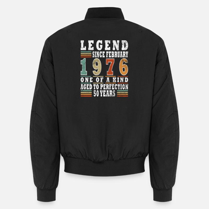 February 1976 Jubilee 1976 Legends February Unisex Bomber Jacket