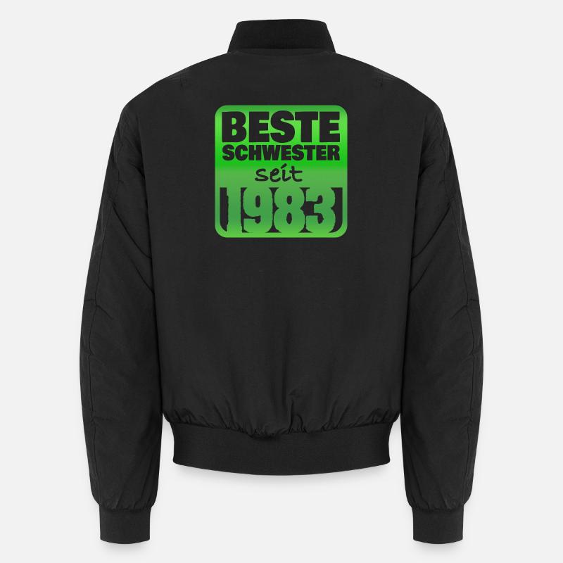 Sister 1983 - Unisex Bomber Jacket - black