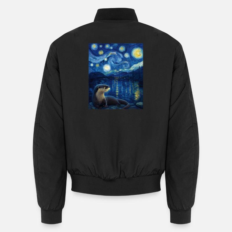 Otter Van Gogh Unisex Bomberjacke