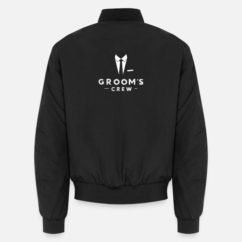 GROOM’S CREW – Junggesellenabschied Team Bräutigam Unisex Bomberjacke