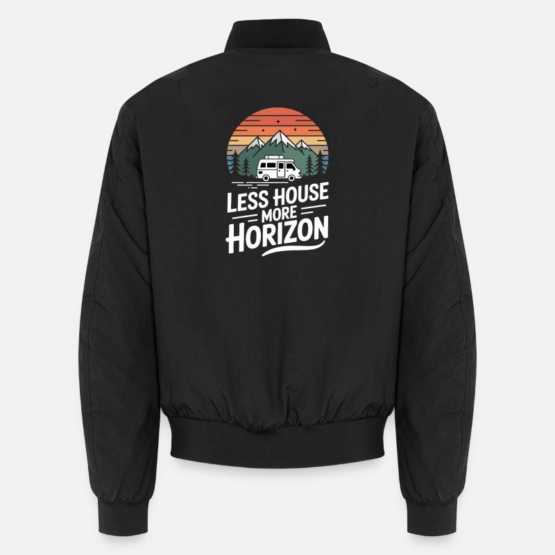 Camping-car Moins Maison Plus Horizon Bomber unisexe
