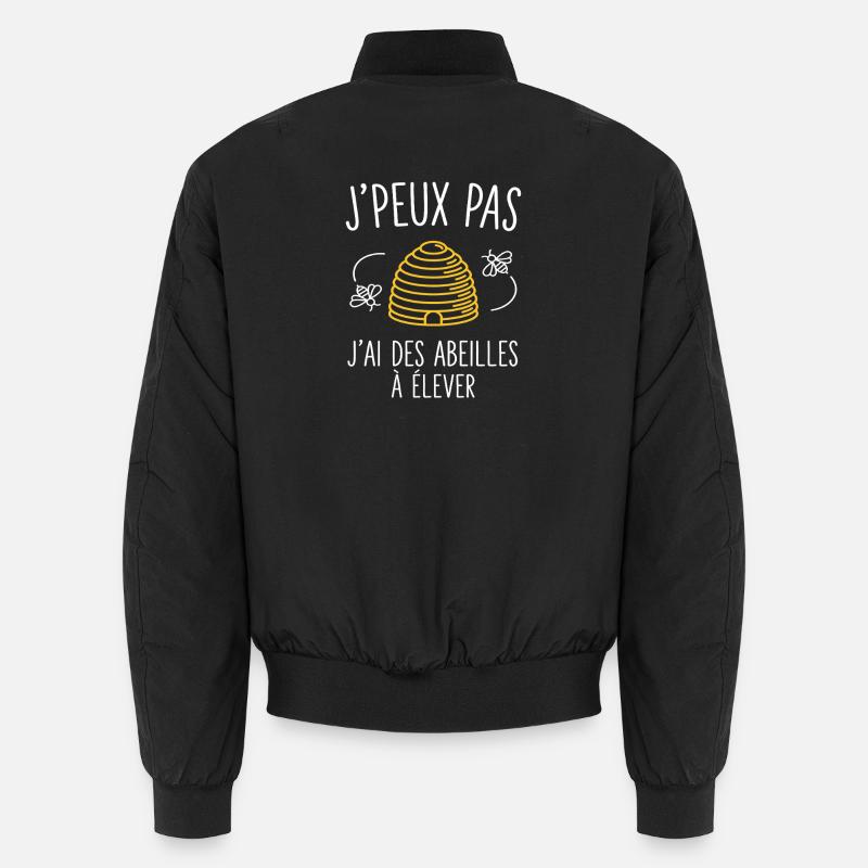 I Can't I Bee Beekeeping Gift Unisex Bomber Jacket