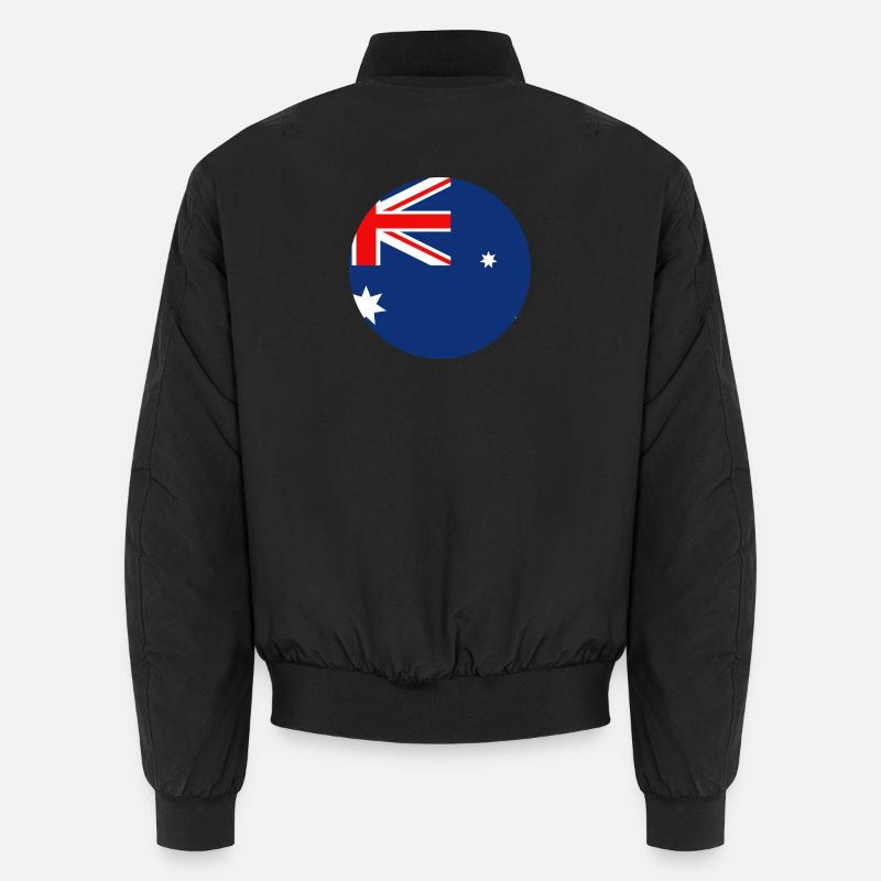Australische Flaggenrunde Unisex Bomberjacke