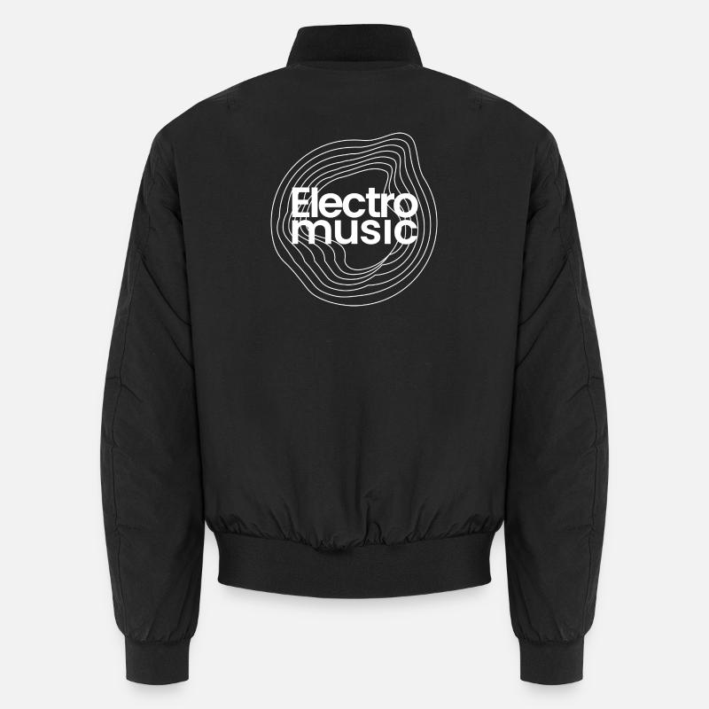 Elektromusik-Pulse-Logo Unisex Bomberjacke