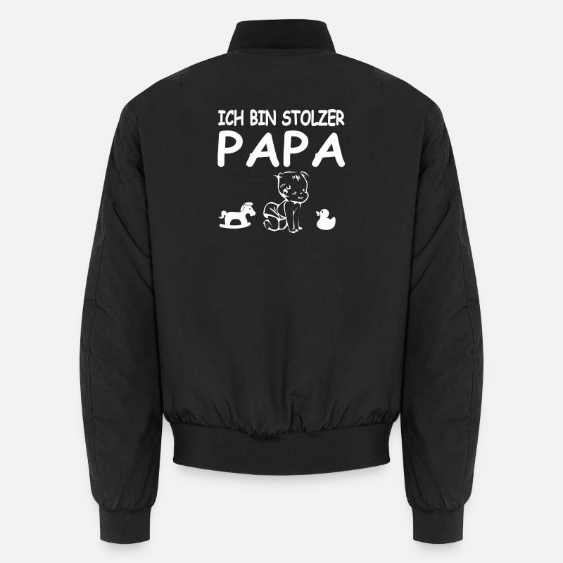 Dad - Unisex Bomber Jacket - black