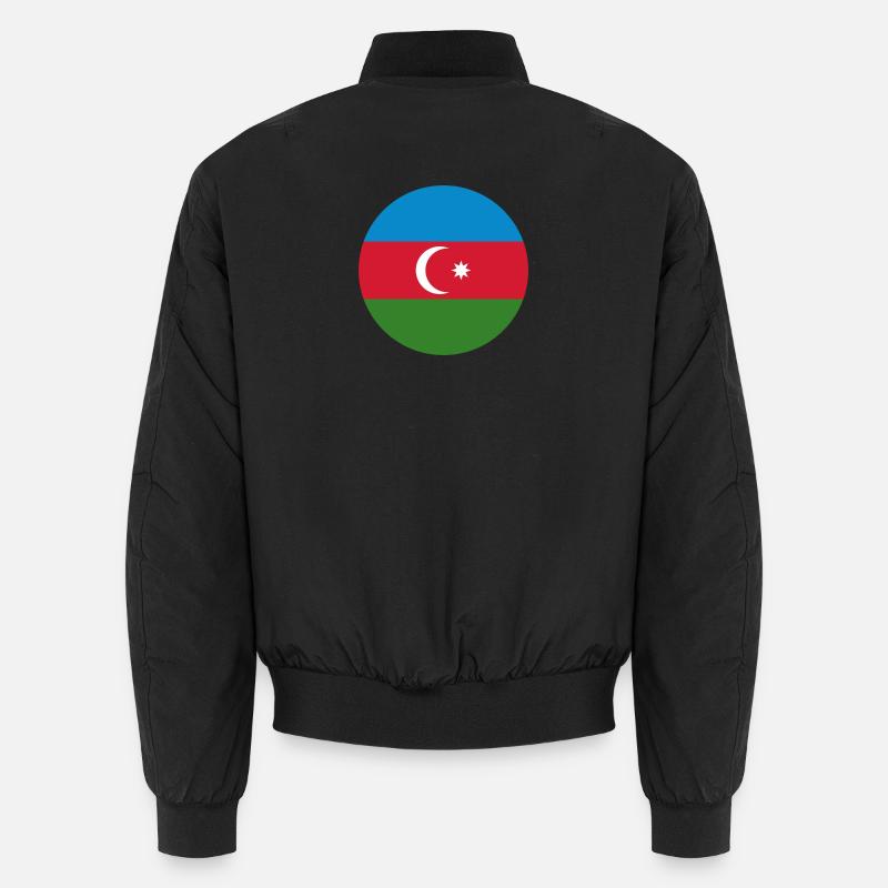 Drapeau rond de l’Azerbaïdjan Bomber unisexe
