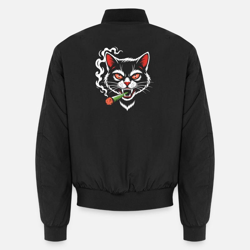 Chat en colère avec articulation Bomber unisexe
