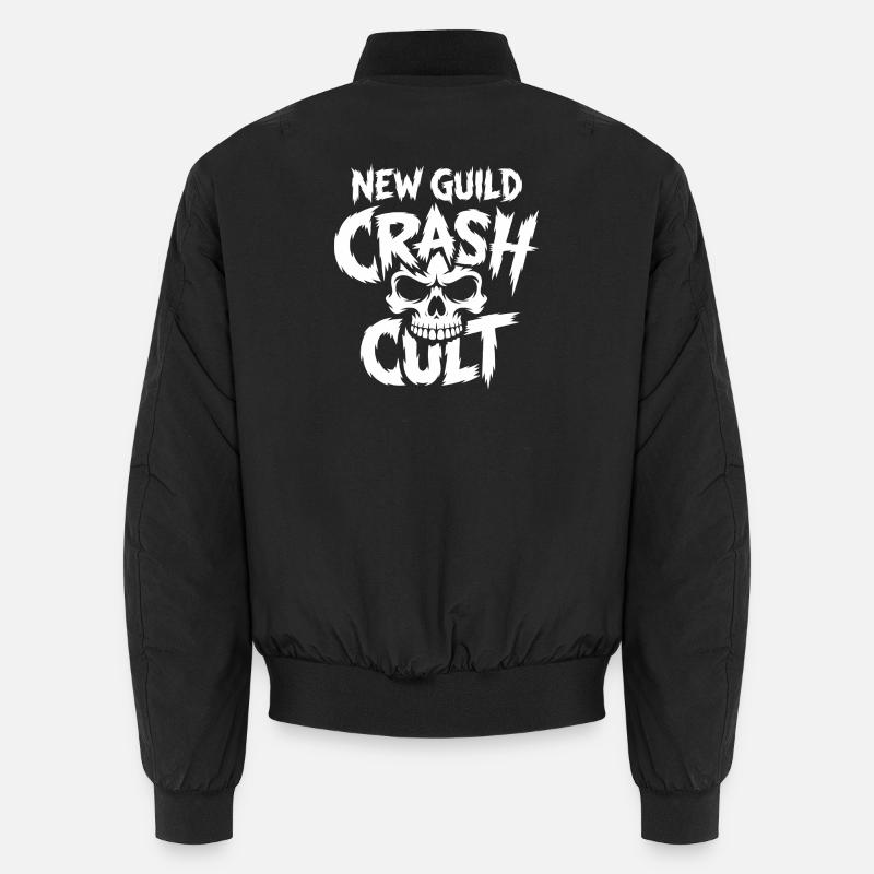 New Guild Crash Cut Skull Unisex Bomberjacke