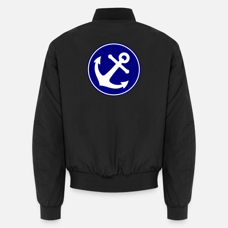 Anchor icon Unisex Bomber Jacket