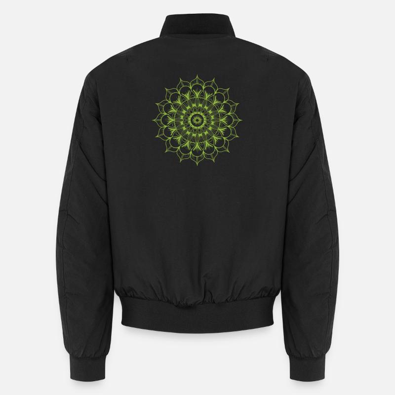 Mandala - Unisex Bomberjacke - Schwarz