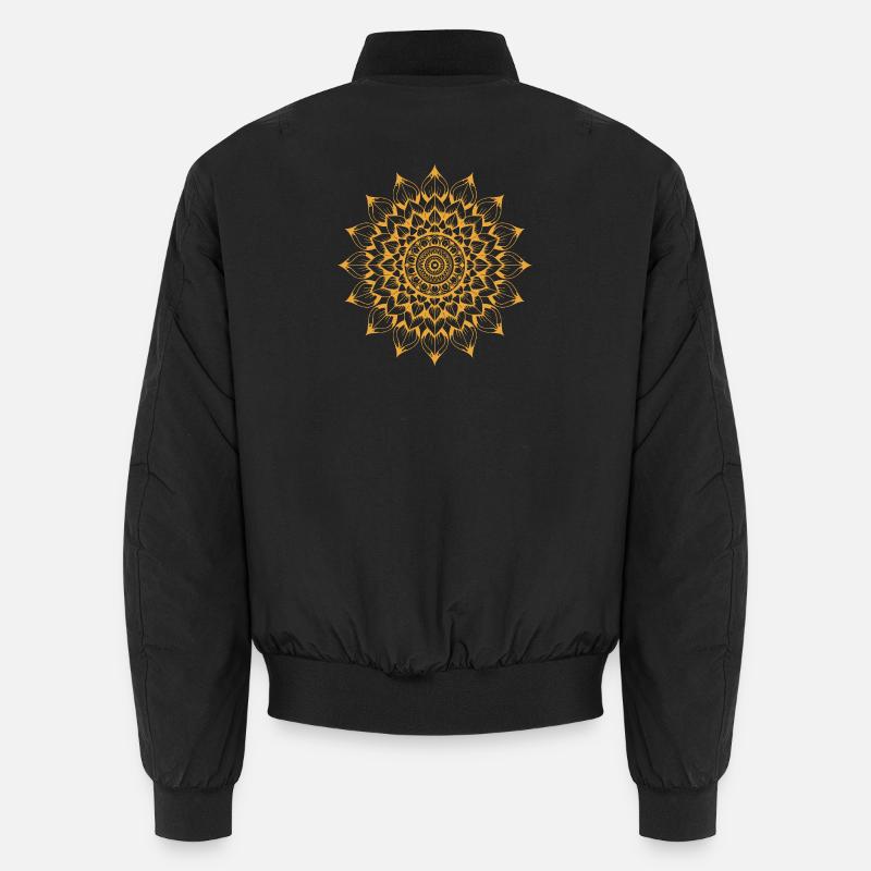 Mandala - Unisex Bomberjacke - Schwarz