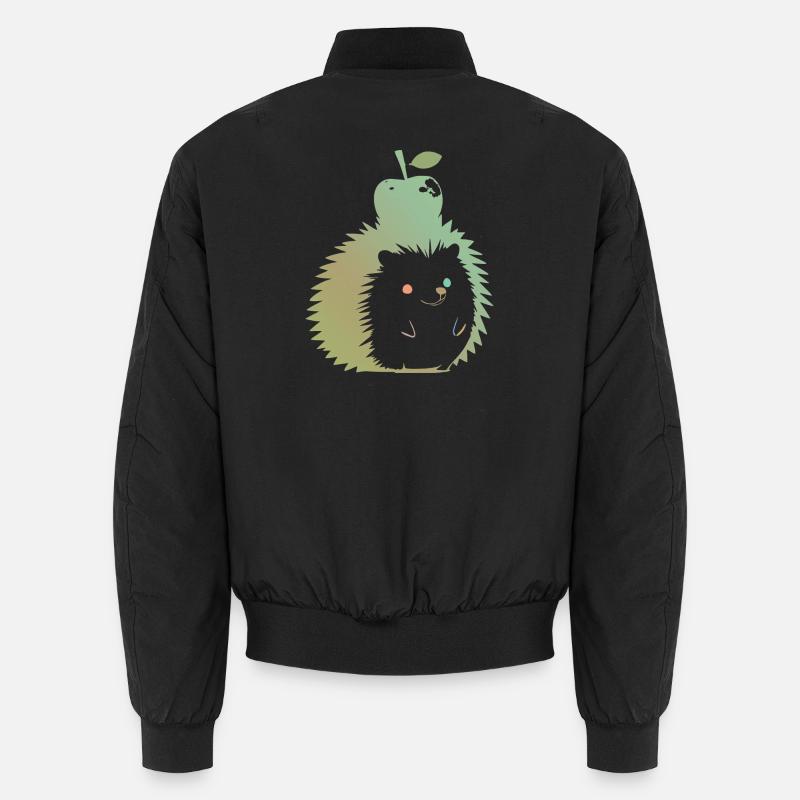 Hérisson Pastel avec Pomme Bomber unisexe