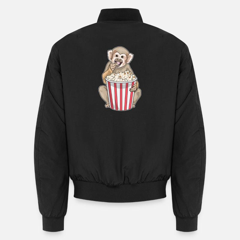Monkey Popcorn Unisex Bomber Jacket
