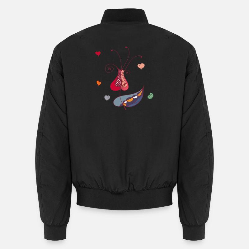 Fleur du Cœur - Bomber unisexe - noir