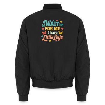Idée de cadeau amusant pour un mème d’humour de proverbe mignon - Bomber unisexe - noir - Dos - AI Model Male 185 light (185cm)