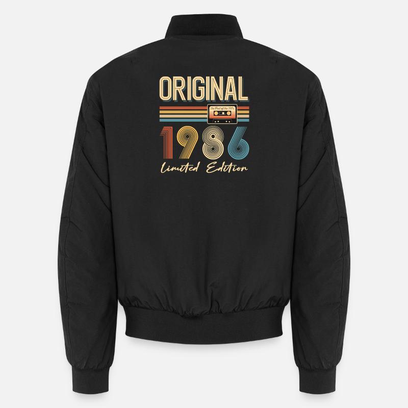 40-jähriges Jubiläum Originalgeschenk 1986 Unisex Bomberjacke