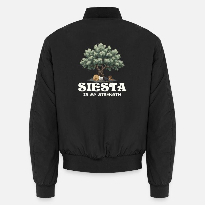 Siesta - Unisex Bomberjacke - Schwarz