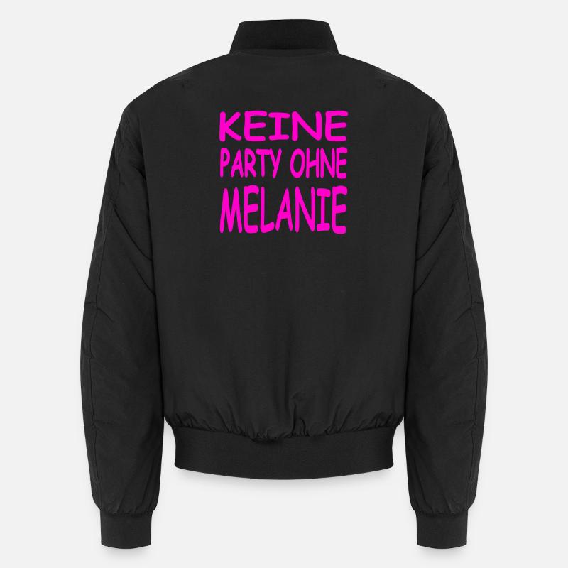 Melanie - Unisex Bomberjacke - Schwarz