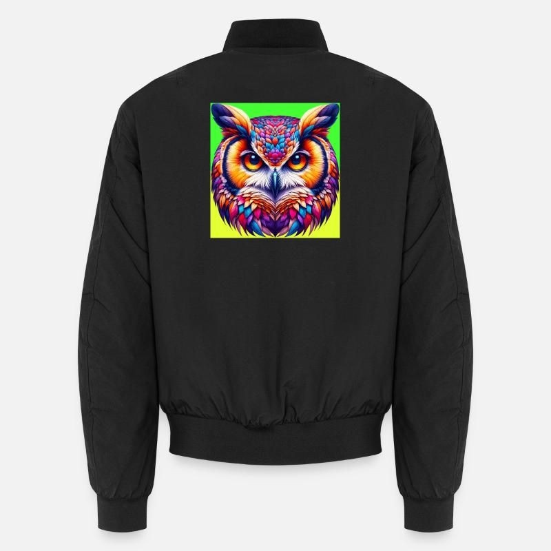 Eule Unisex Bomberjacke