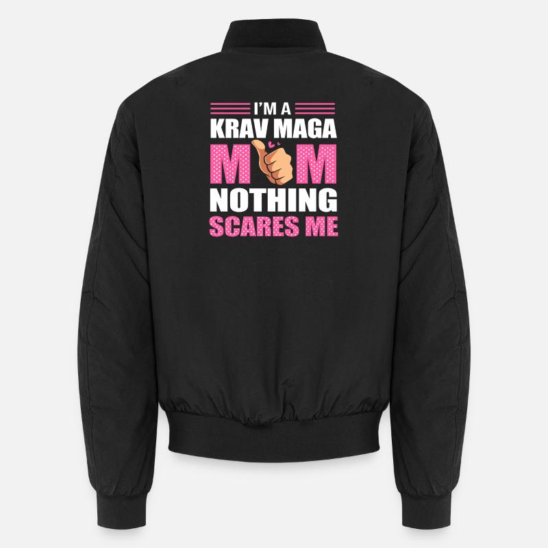 Krav Maga - Unisex Bomber Jacket - black