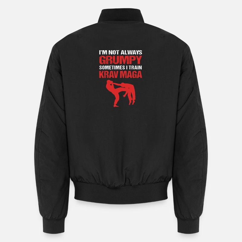 Krav Maga - Unisex Bomber Jacket - black