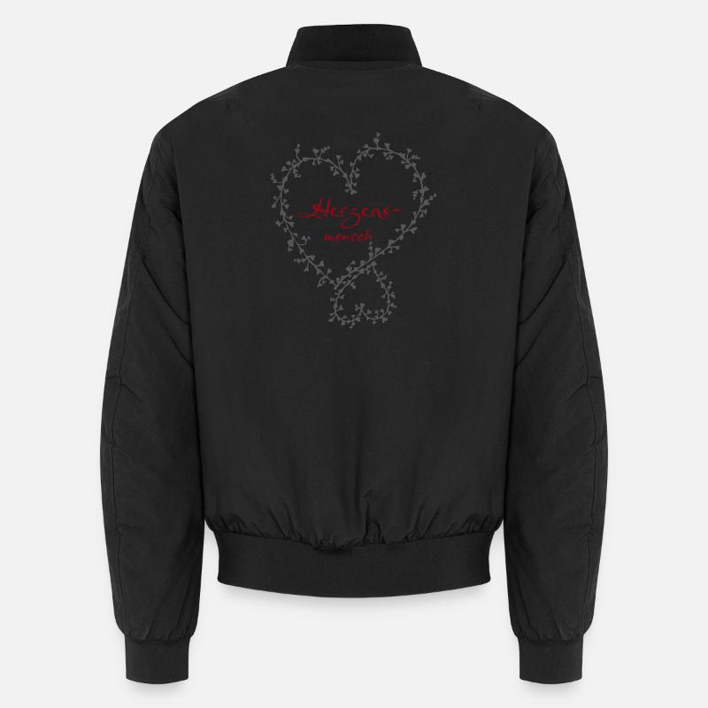 HERZensEFEUer - Das Original by heavenlygoods - Unisex Bomberjacke - Schwarz