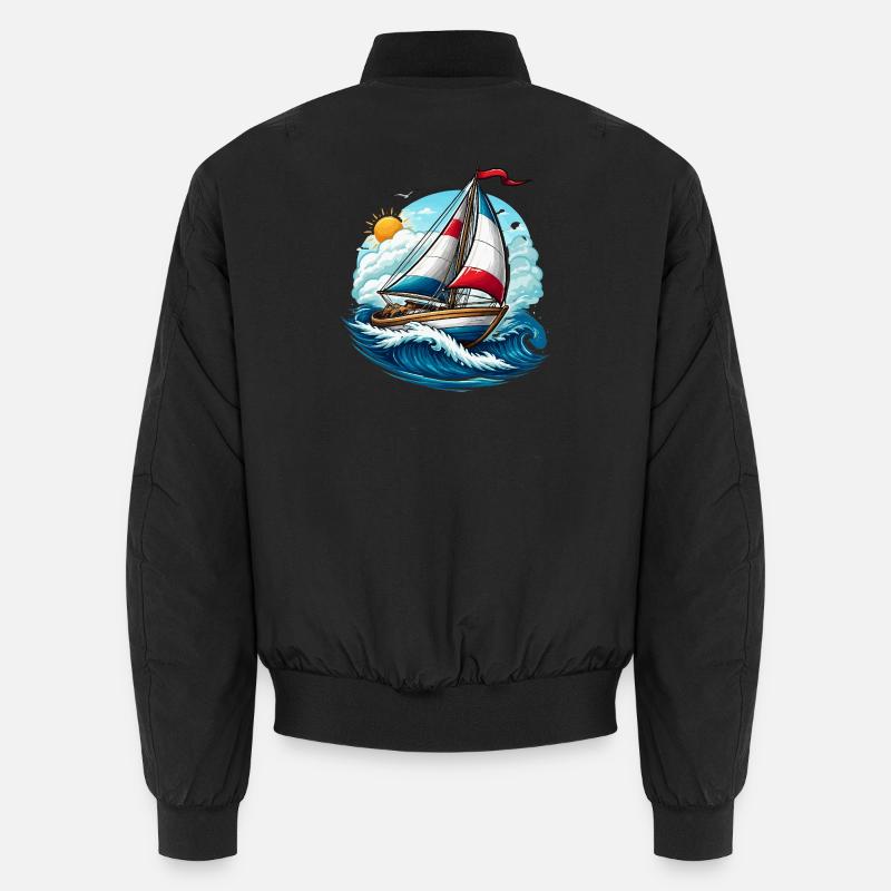 Sailboat Unisex Bomber Jacket