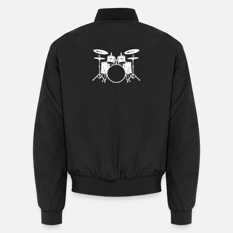 Drum Sketch Unisex Bomber Jacket