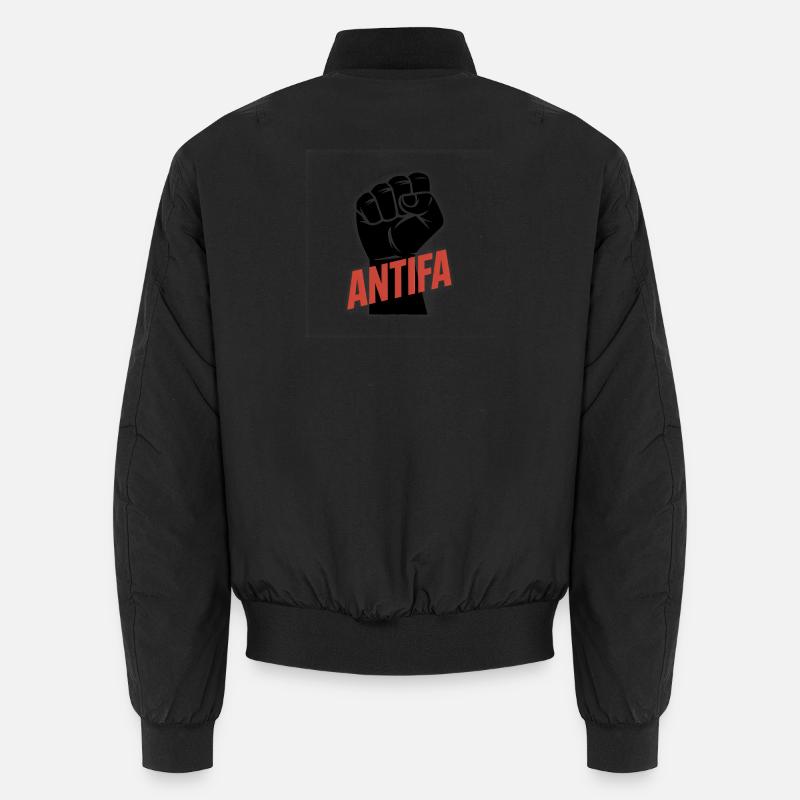 Antifa - Antifascist Merch Unisex Bomber Jacket