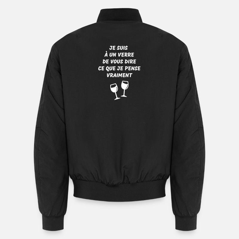 verre à vin, alcoolique Bomber unisexe