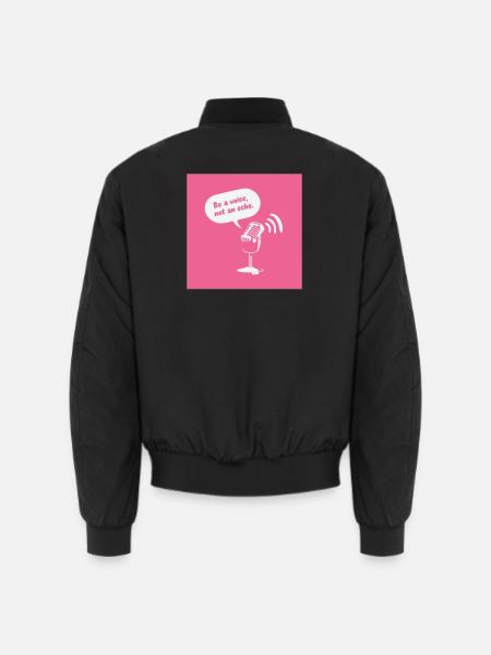 Sois une voix, pas un écho - Bomber unisexe - noir