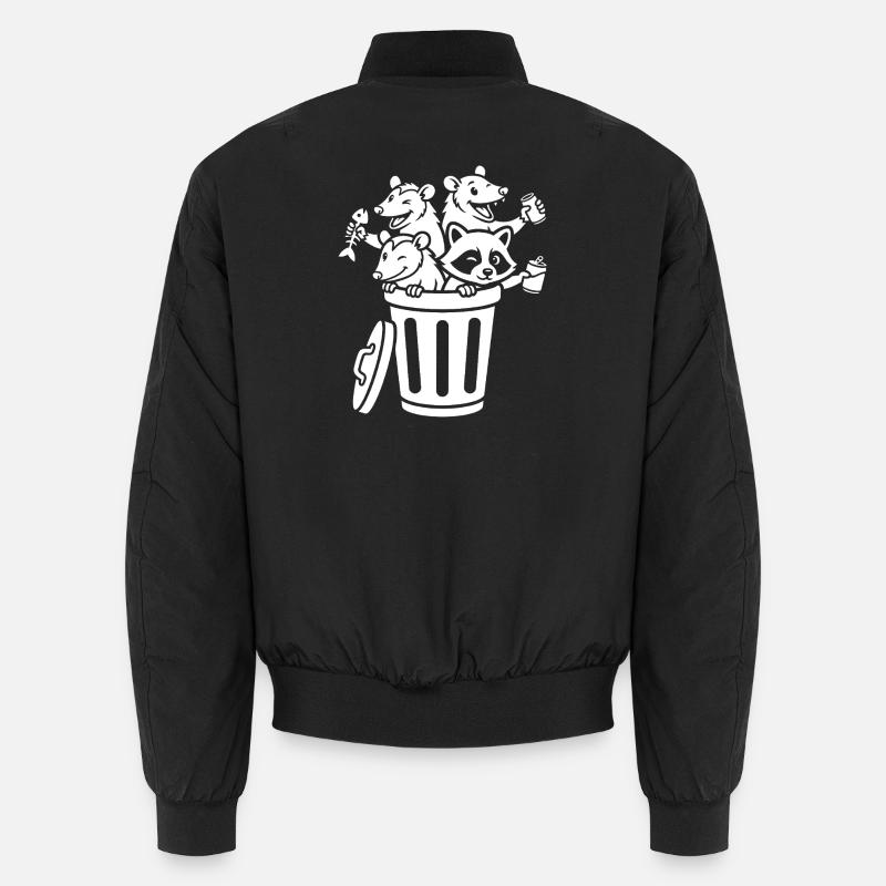 Garbage Can Aisle Unisex Bomber Jacket