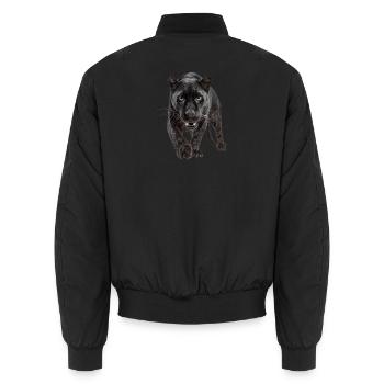 Schwarzer Panther – Kraft, Fokus, Dominanz - Bomber unisexe - noir - Dos - AI Model Male 185 light (185cm)