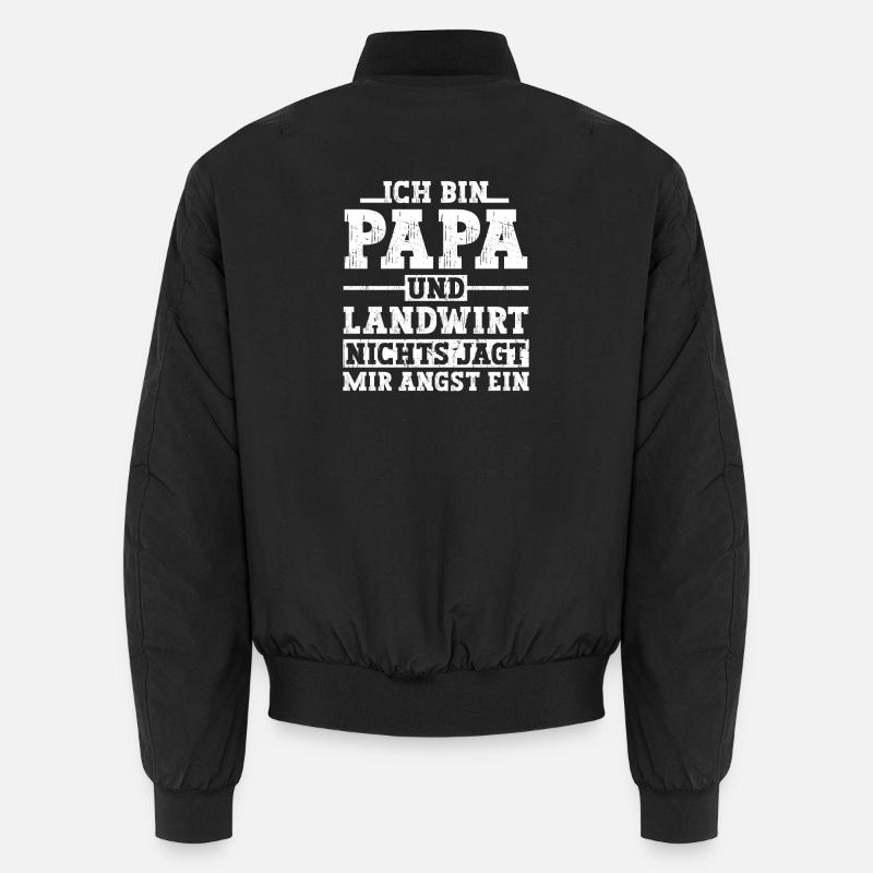 I'm a dad and farmer Spruch Unisex Bomber Jacket
