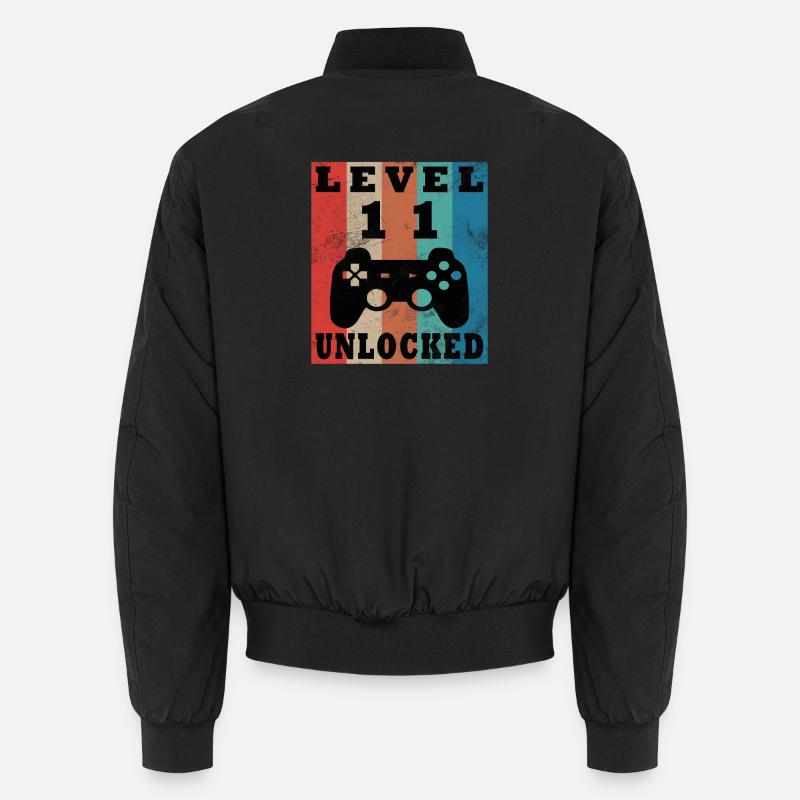 Level 11 Freigeschaltet Controller Unisex Bomberjacke
