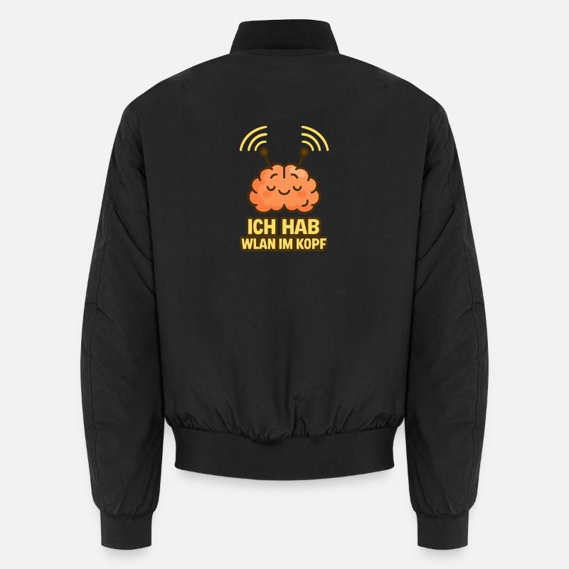 Wifi gratuit - Freies WLAN Bomber unisexe