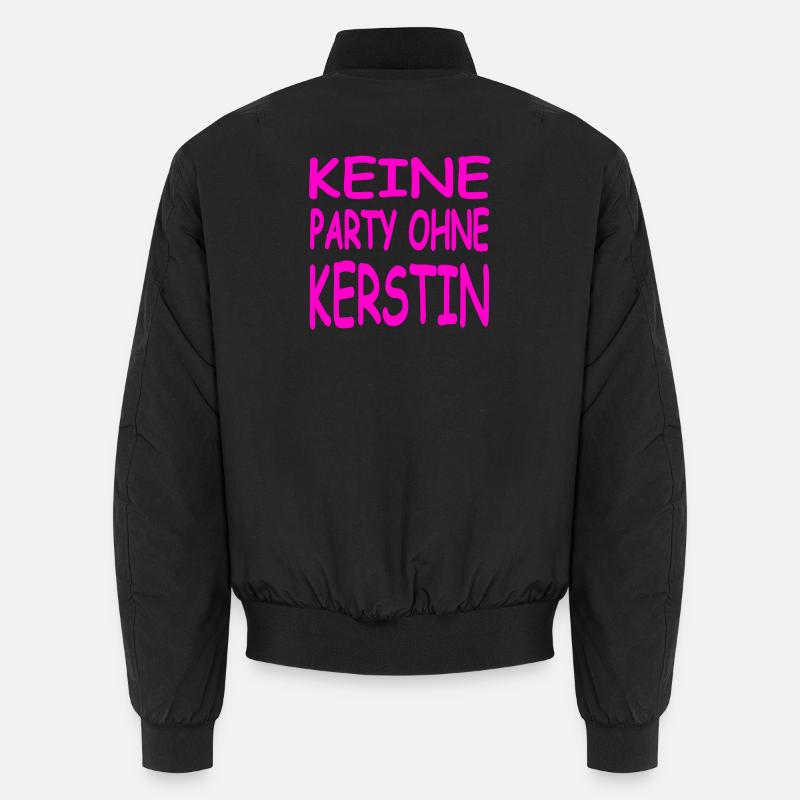 Kerstin - Bomber unisexe - noir