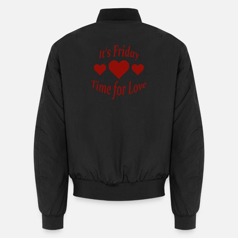 FRIDAY - Unisex Bomberjacke - Schwarz