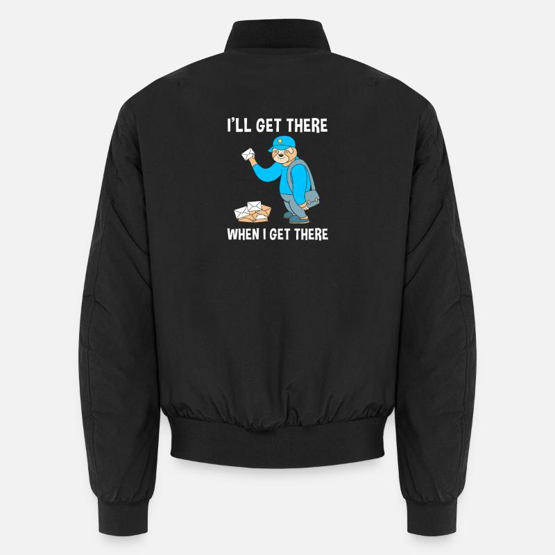 Post Poststempel Postbote Unisex Bomberjacke