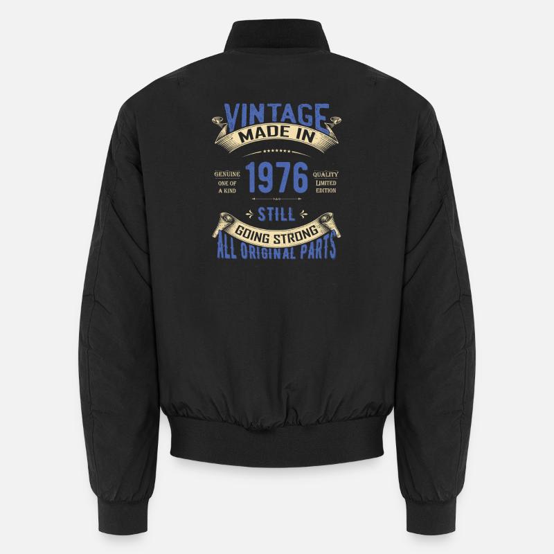 Vintage 1976 läuft immer noch stark Unisex Bomberjacke