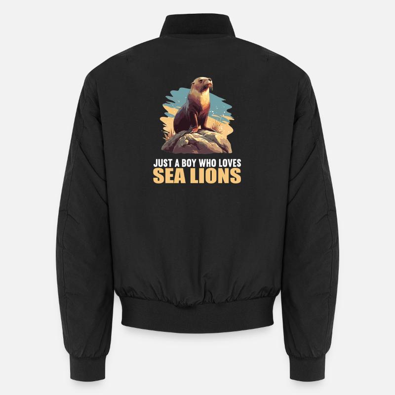 Seelöwen Seelöwe Unisex Bomberjacke