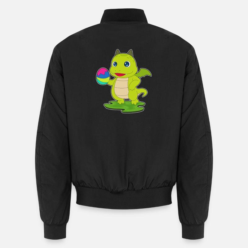 Dragon Easter Easter Egg - Unisex Bomber Jacket - black