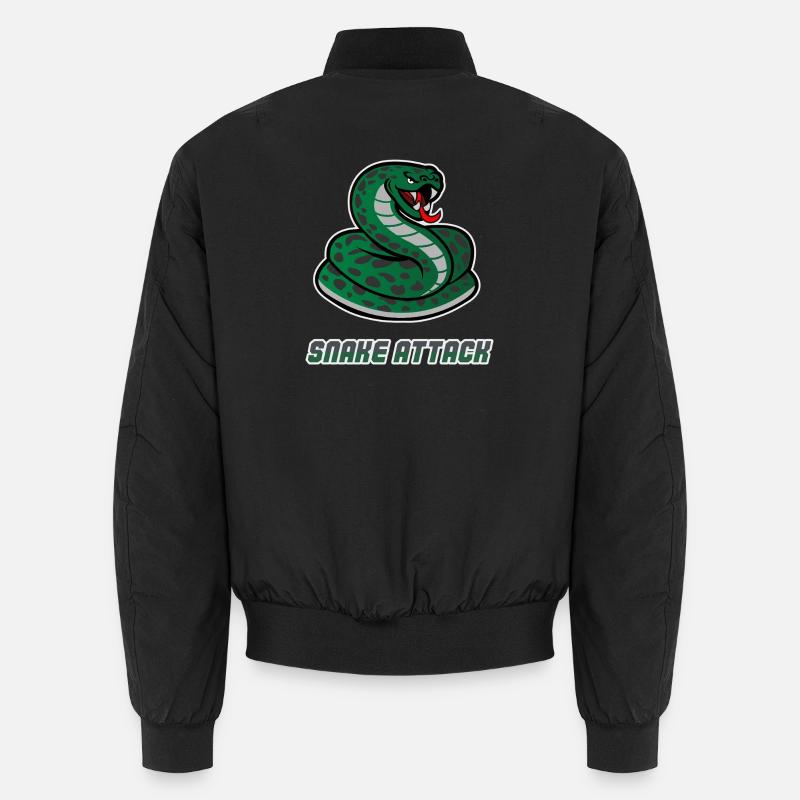 Snake Workout - Unisex Bomber Jacket - black