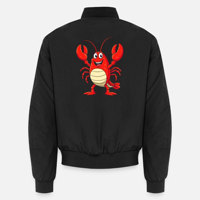 Lobster Costume Crab Sea Creature Underwater - Unisex Bomber Jacket - black